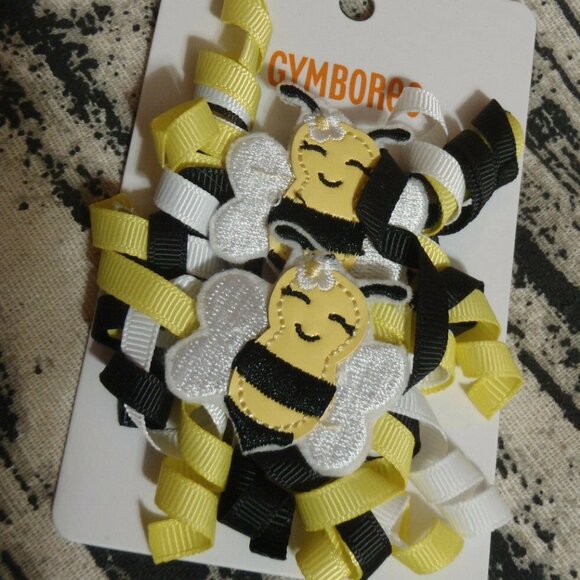 Gymboree Busy Little Bee Hair Clips Size 3 4 5 6 7 NWT, - Picture 3 of 4